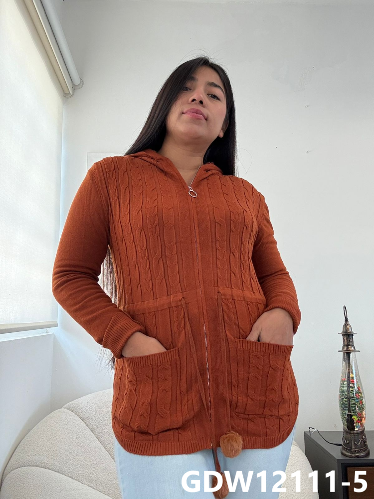 SUETER ABRIGO CARDIGAN AFELPADO GDW12111