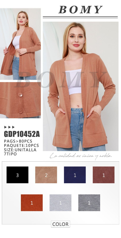 CARDIGAN BASICO GDP10452A