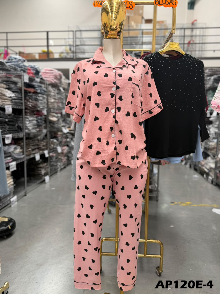 PIJAMA CAMISERA OSITOS AP120E