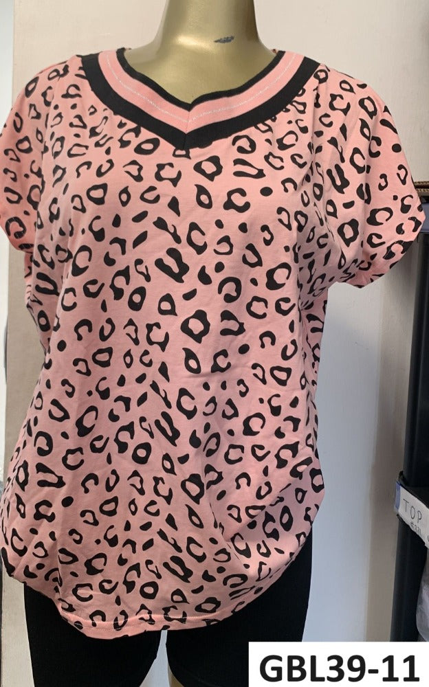 Blusa Tapisado completo de Leopardo