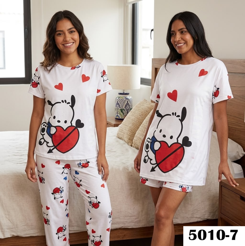PIJAMA VIRAL 4 PIEZAS 5010