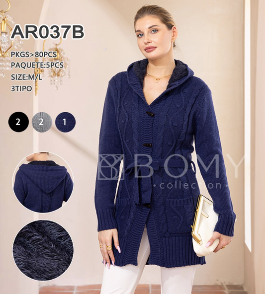 ABRIGO AFELPADO CINTHYA AR037B