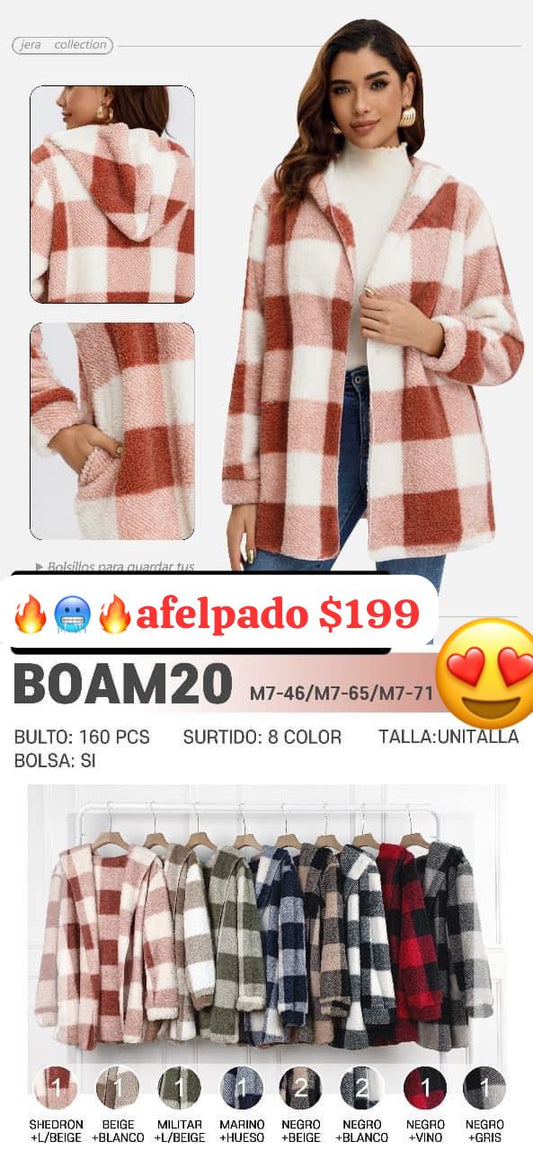 ABRIGO AFELPADO BOAM20