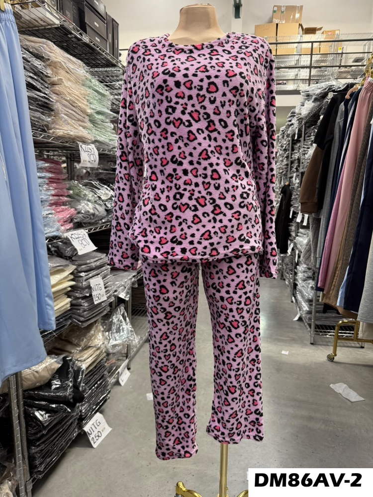 PIJAMA AFELPADA MOÑOS DM86AV