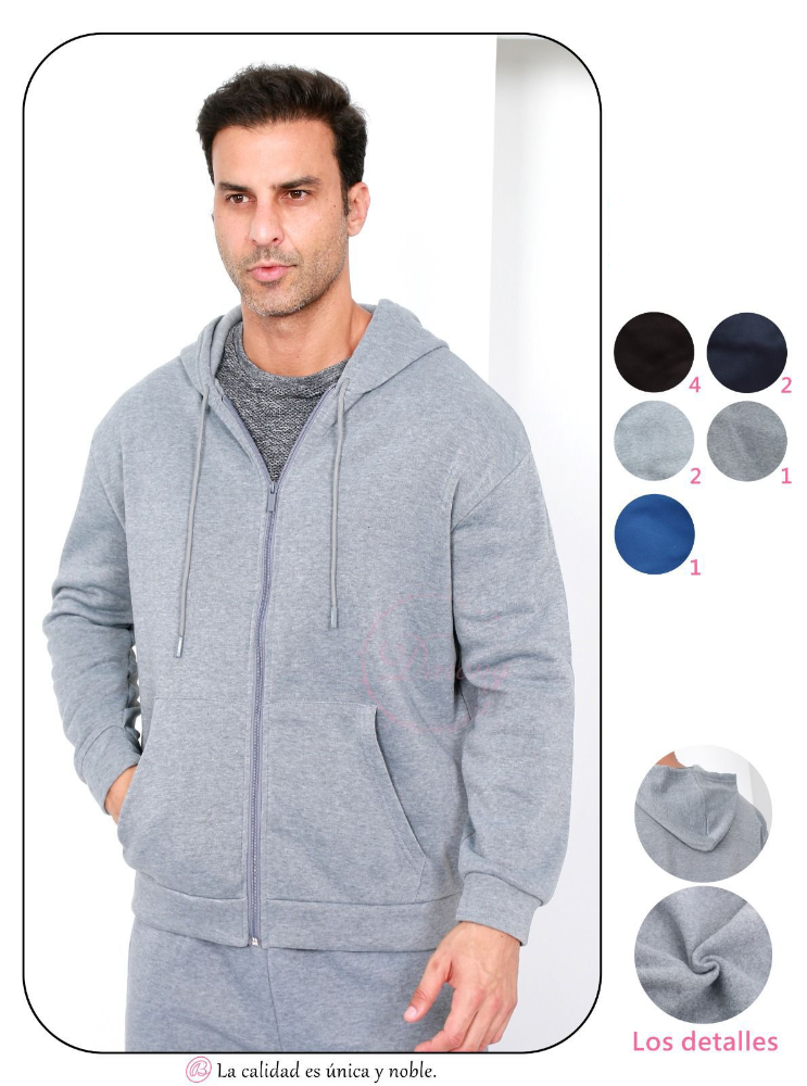 SUDADERA CON CIERRE