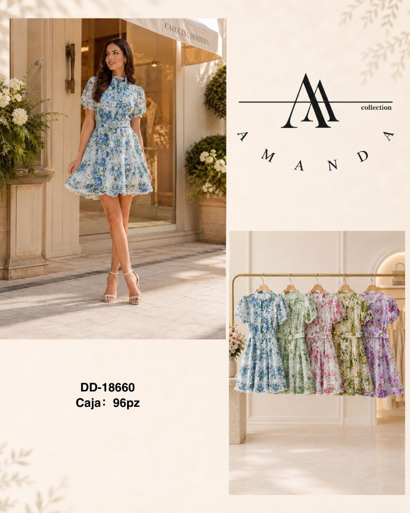 VESTIDO FIORELLA DD18660