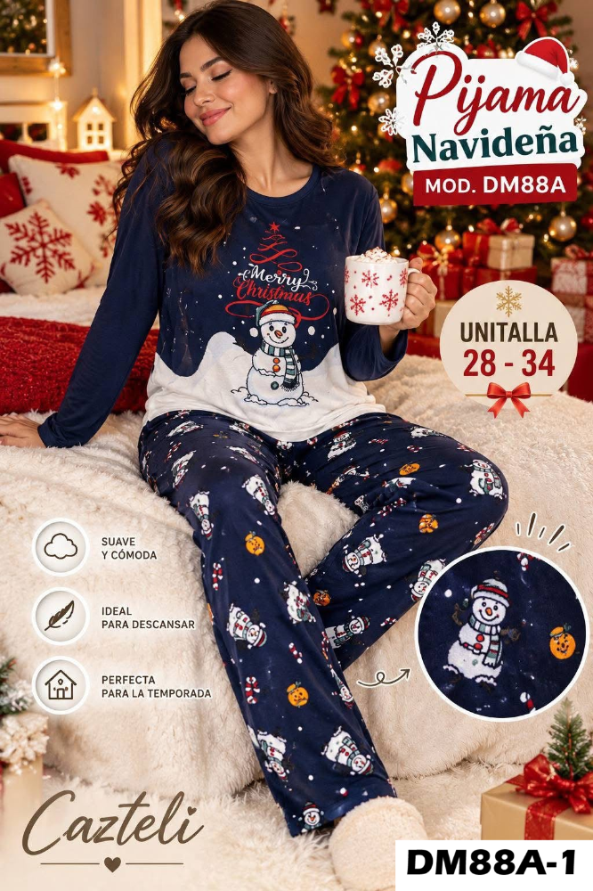 PIJAMA NAVIDEÑA DM88A