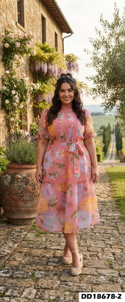 VESTIDO FLORAL ARANZA DD18678