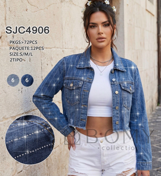 CHAMARRA DENIM GLAM SJC4906