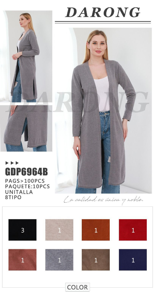 CARDIGAN BASICO GDP6964B