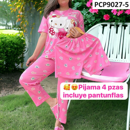 Pijama 4 Piezas PCP9027