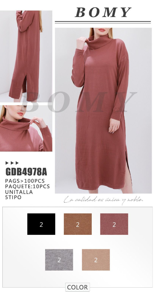 VESTIDO ESENCIAL GDB4978A