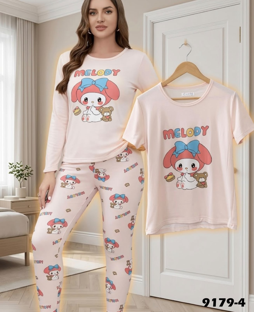 PIJAMA LICRA AFELPADA 9179