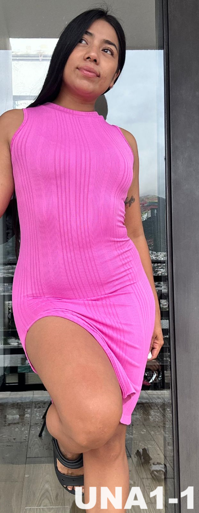 VESTIDO UNA1 CUELLO ALTO