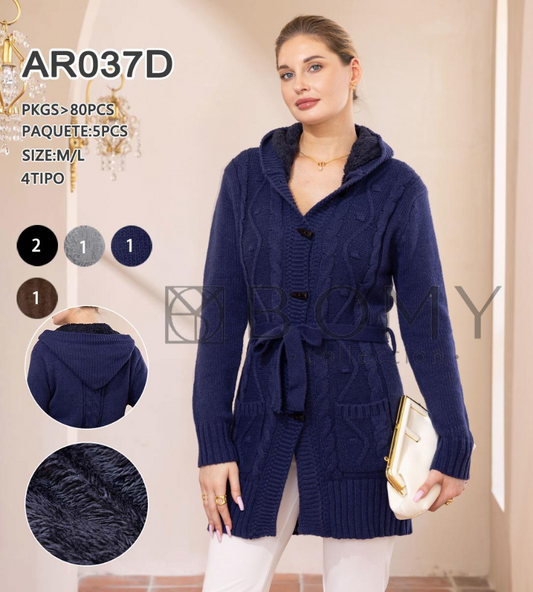 ABRIGO AFELPADO CINTHYA AR037D