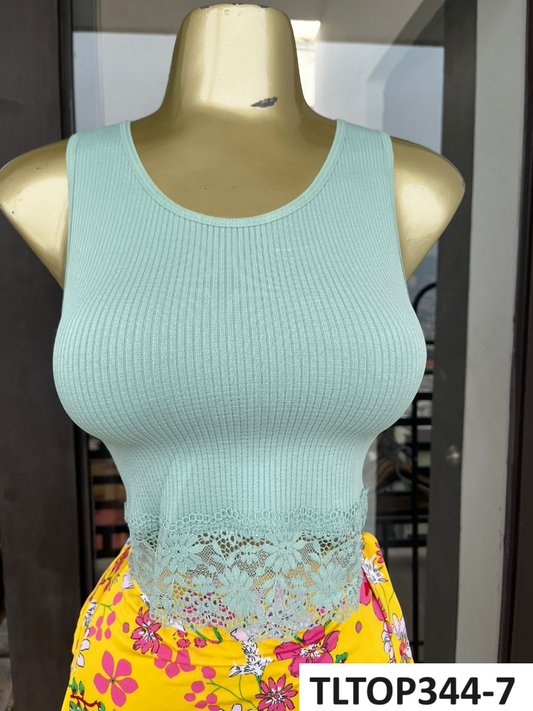 Blusas 2x99 TLTOP344 Borde Flores