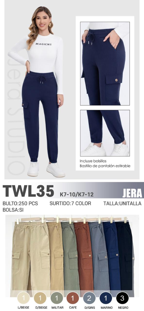 PANTALON CARGO FLORIDA TWL35