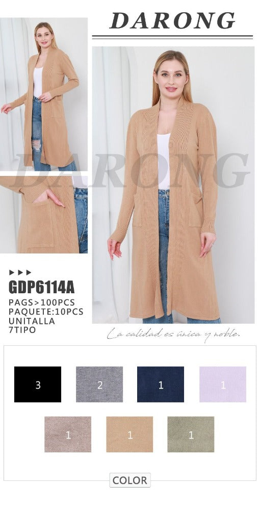 CARDIGAN BASICO GDP6114A