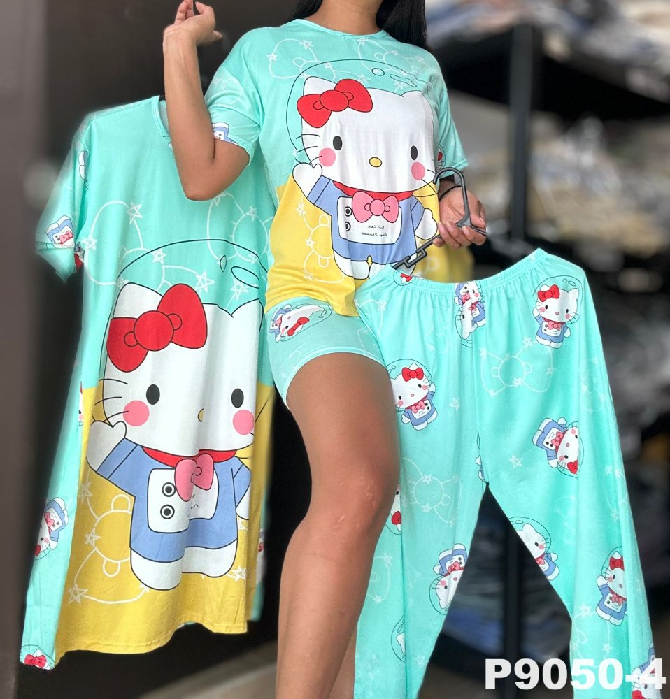 PIJAMA 4 PIEZAS BATA 9050