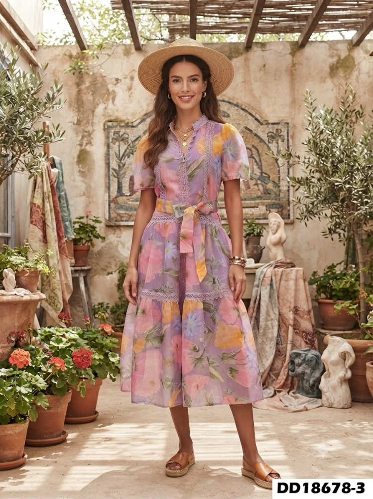 VESTIDO FLORAL ARANZA DD18678