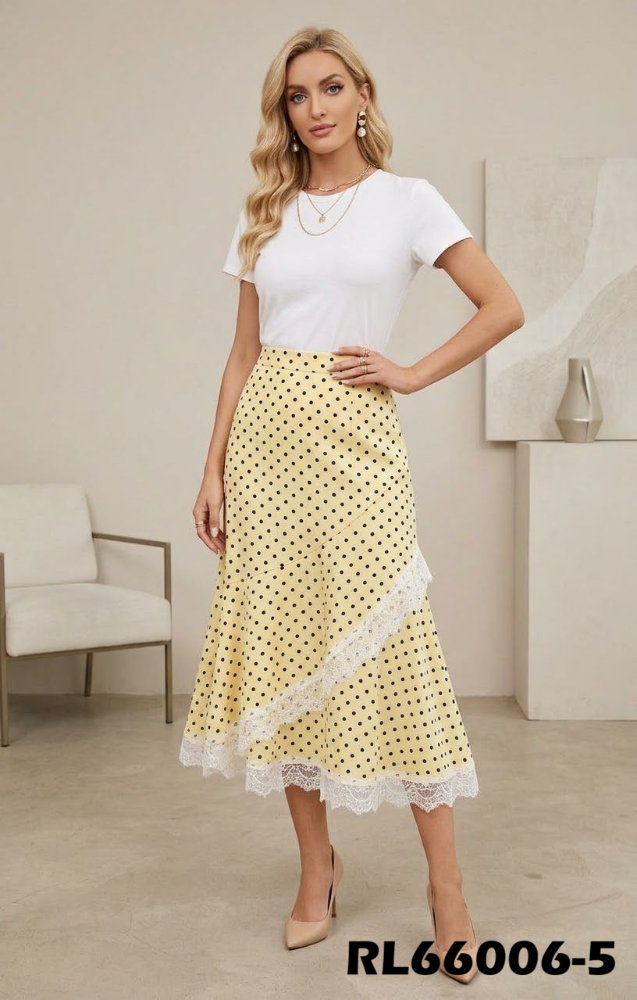 FALDA POLLA ENCAJE RL66006