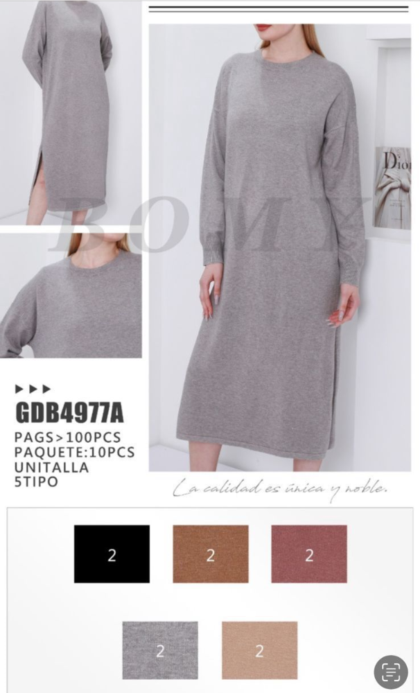 VESTIDO BASICO GDB4977A