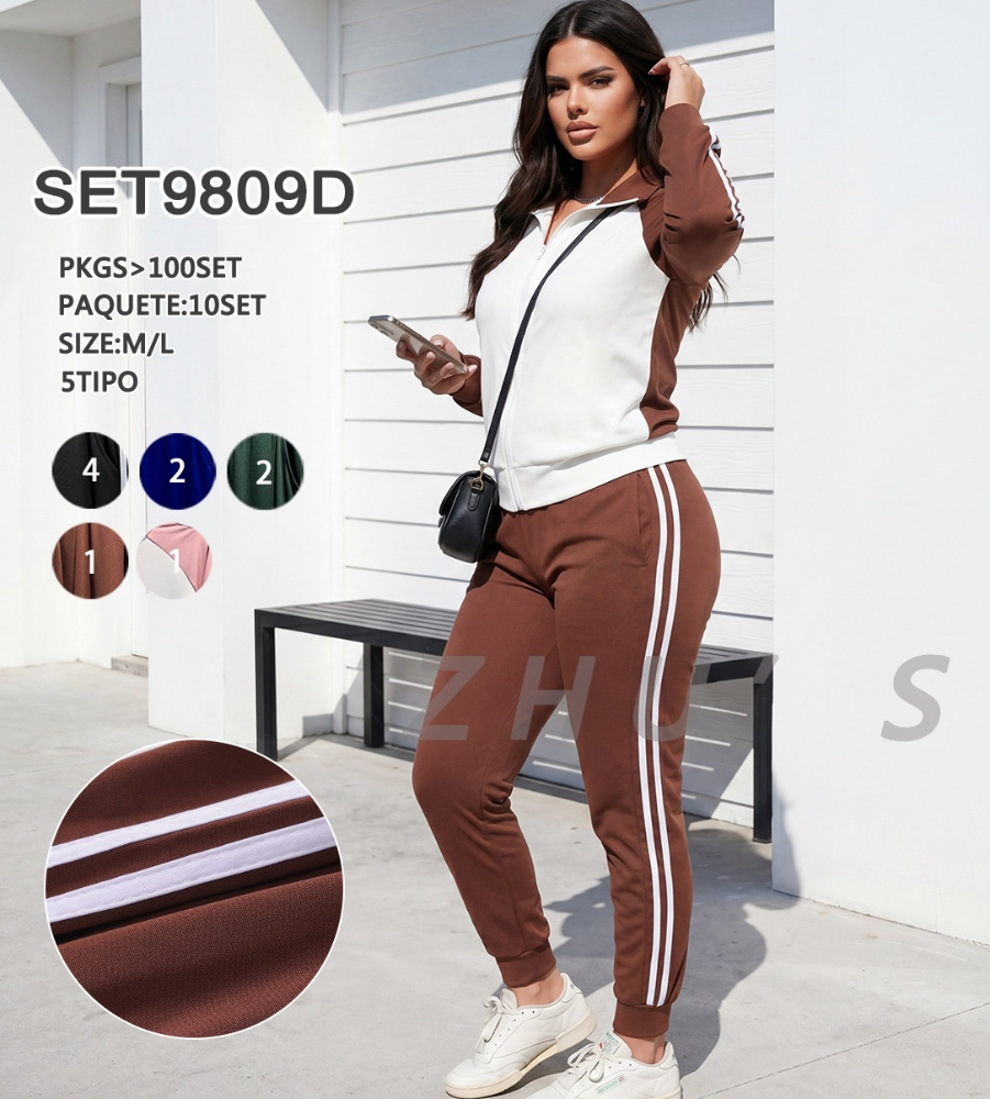 CONJUNTO DEPORTIVO RAYAS SET9809D
