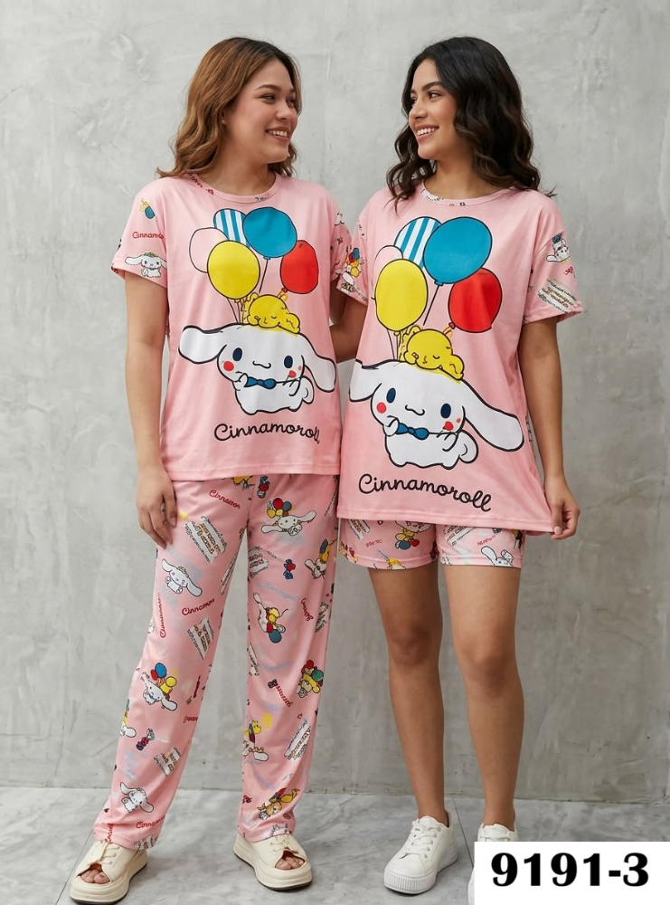 PIJAMA VIRAL 4 PIEZAS 9191