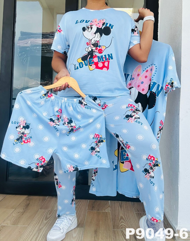 PIJAMA 4 PIEZAS BATA 9049