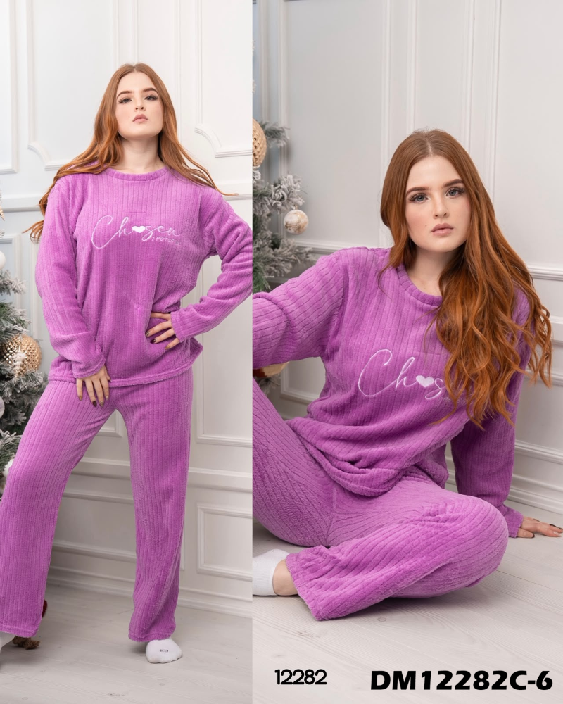 PIJAMA AFELPADA NUBE DM12282C