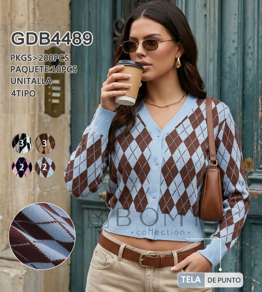 SUETER ESTILO ARGYLE GDB4489