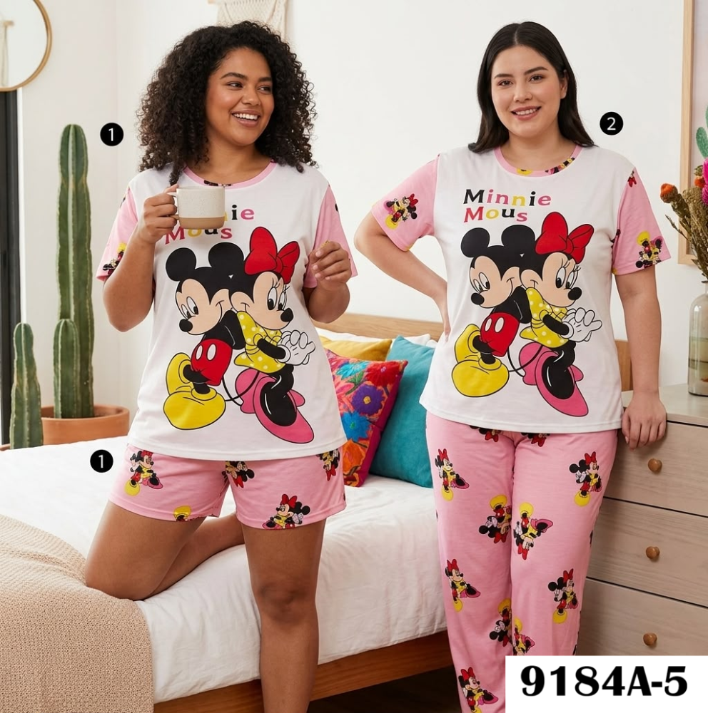 PIJAMA VIRAL 4 PIEZAS 9184A