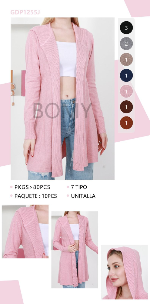 CARDIGAN BASICO GDP1255J