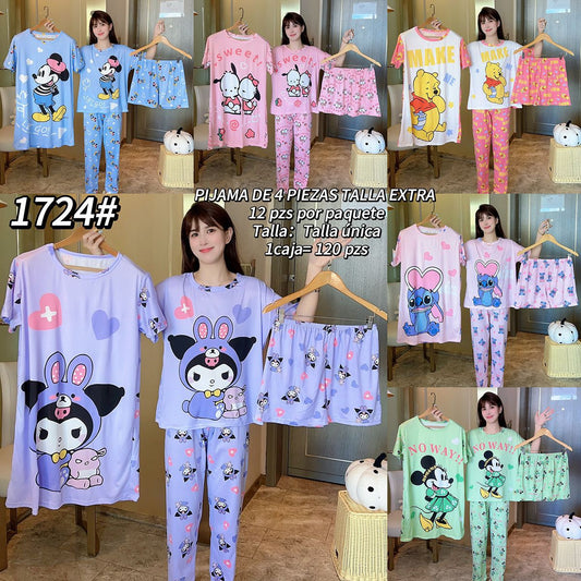 PIJAMA 4 PIEZAS BATA 1724