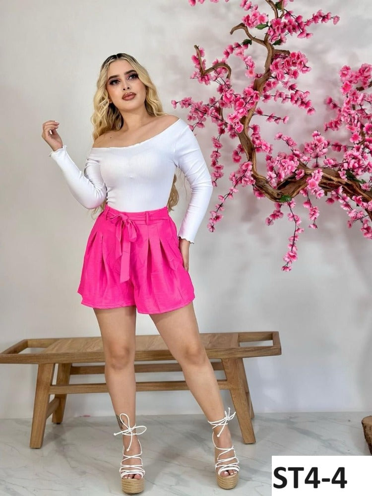 Short Lazo Cintura Lisa  ST4
