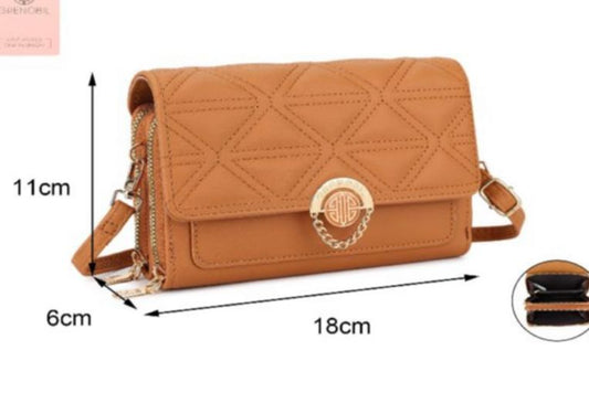 Bolsa cros camel