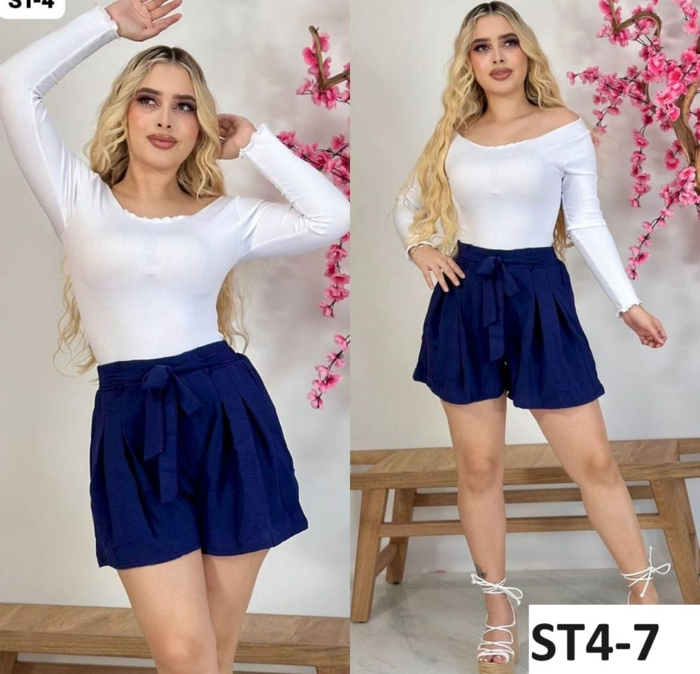 Short Lazo Cintura Lisa  ST4