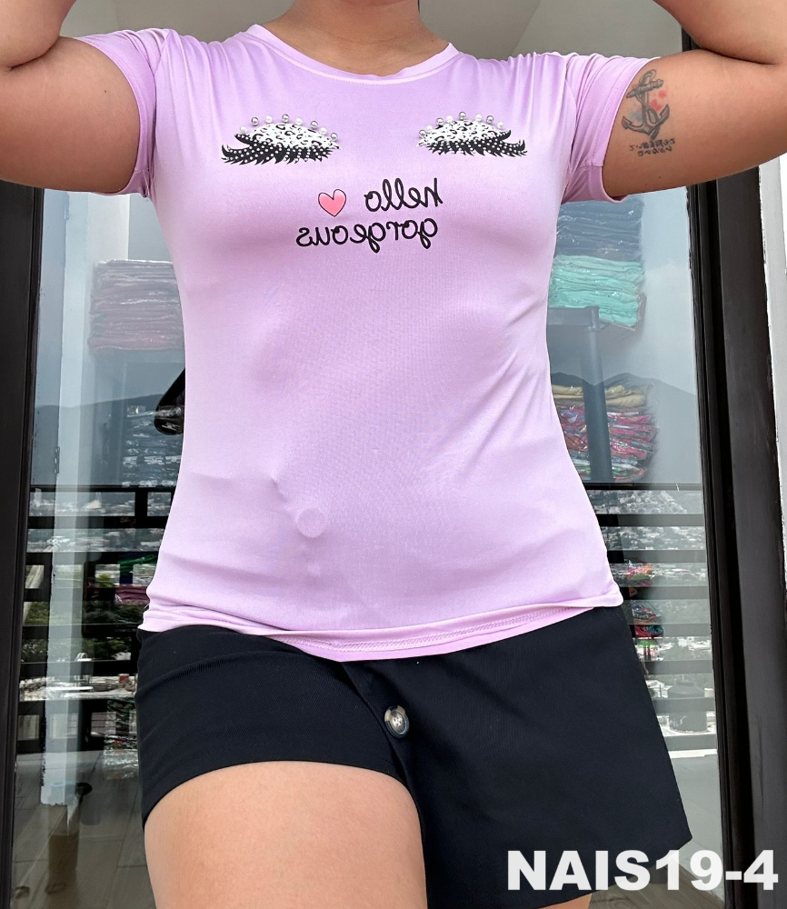 Blusa Pestañas NAIS19