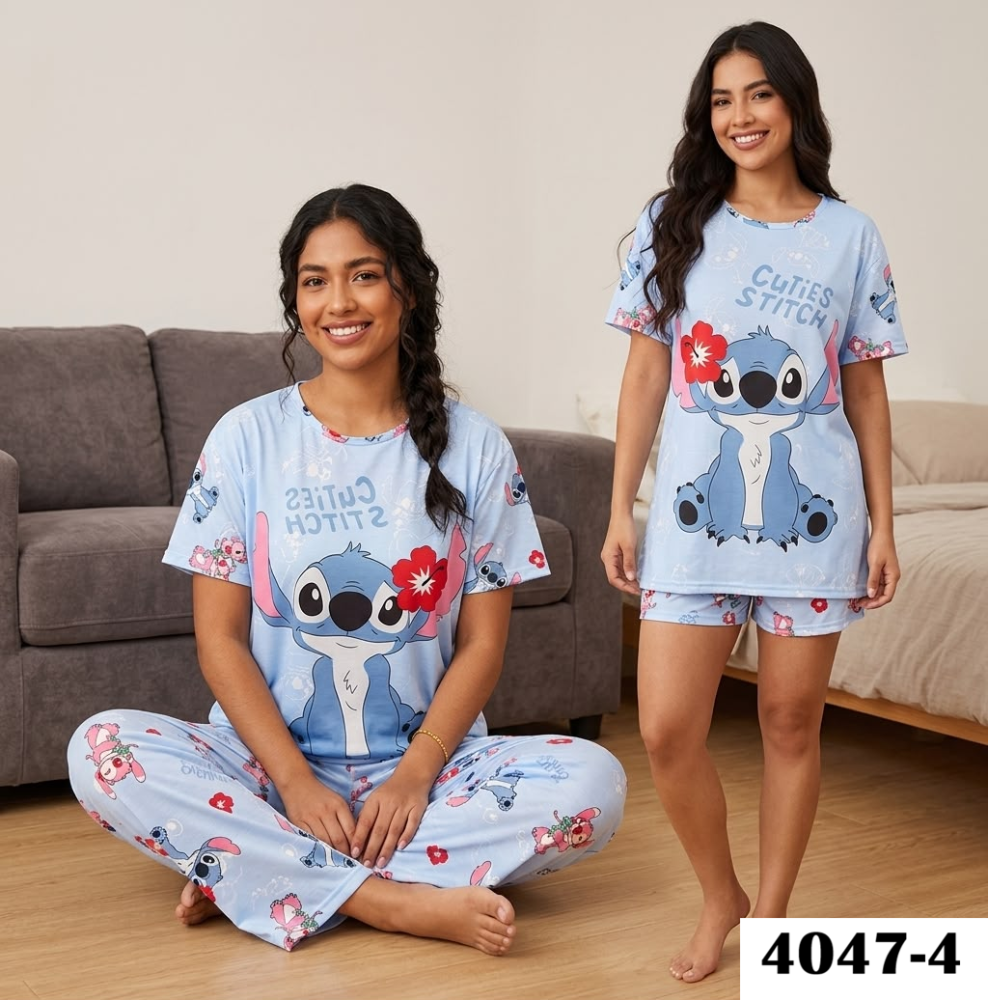 PIJAMA VIRAL 4 PIEZAS 4047