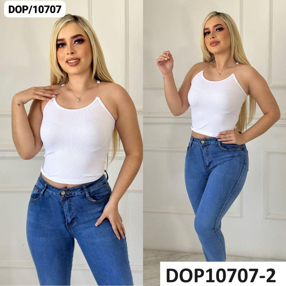 Blusa 2x99 Tirantes Transparentes