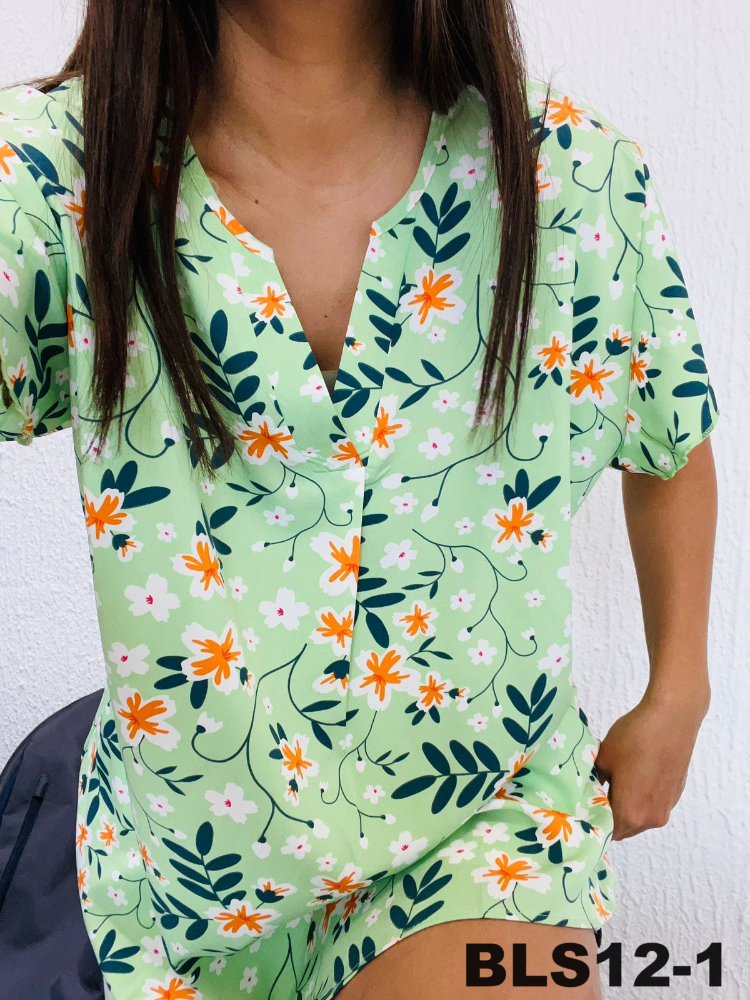 Blusa Flores BLS12