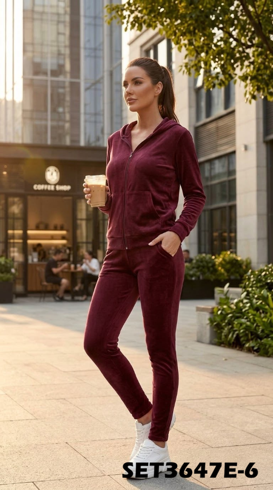 CONJUNTO VELVET ZIPPER SET3647E