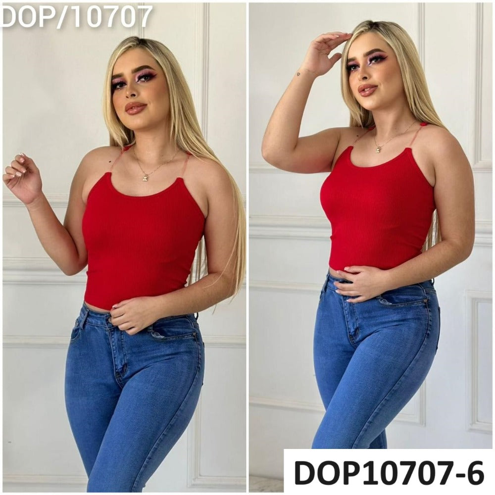 Blusa 2x99 Tirantes Transparentes