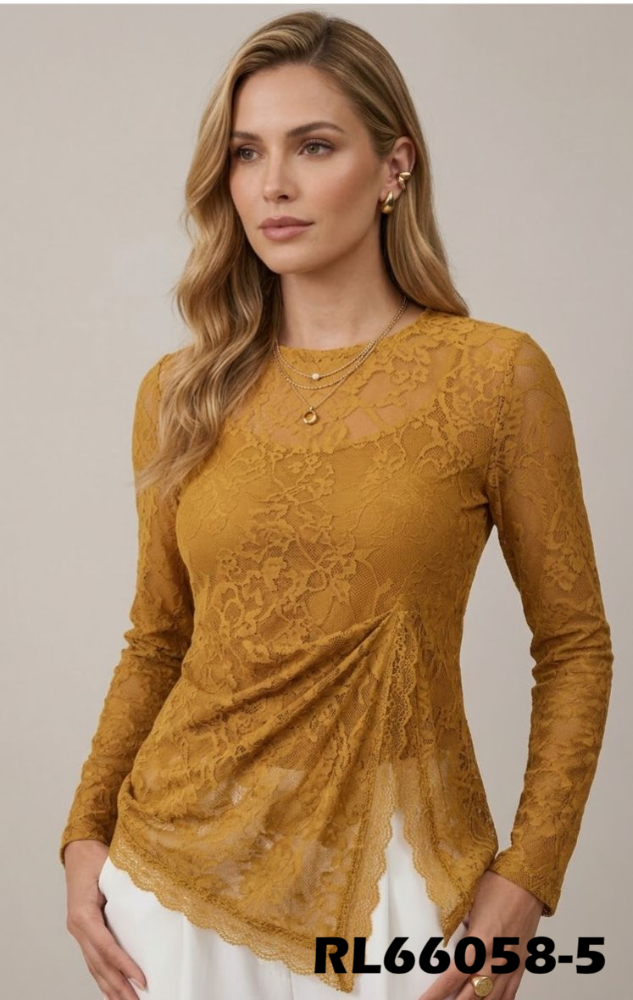 BLUSA ENCAJE RL66058