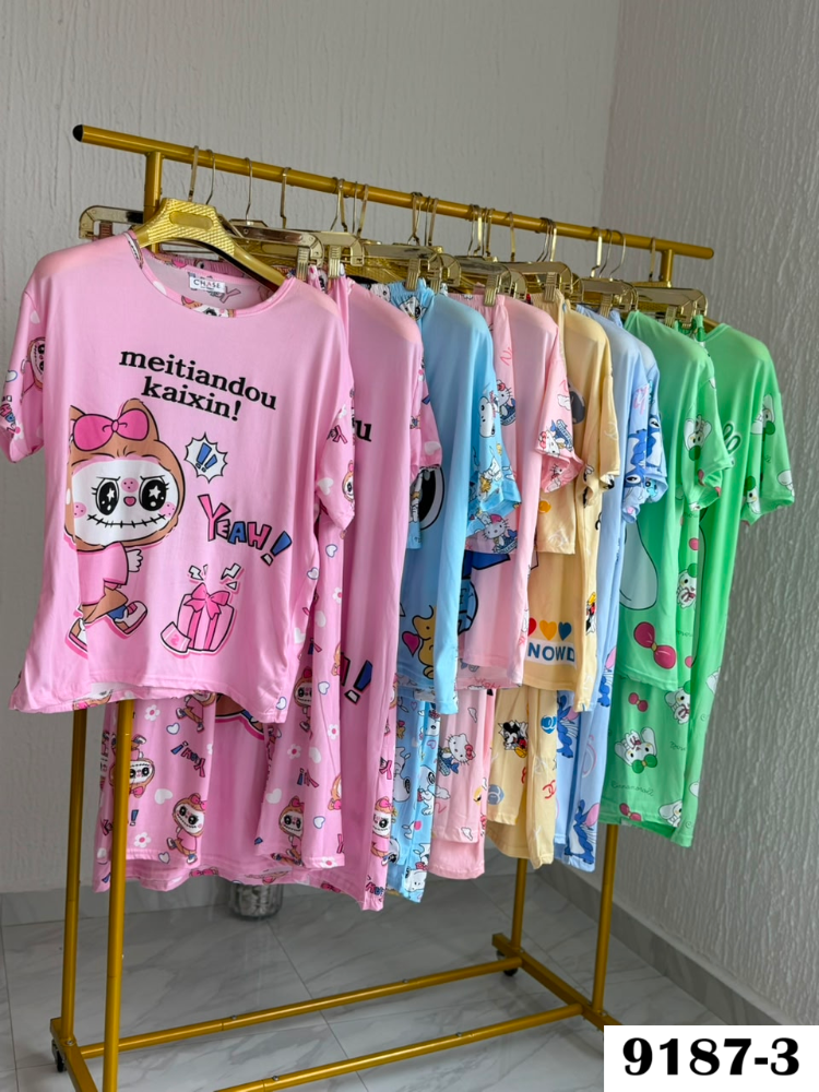 PIJAMA VIRAL 4 PIEZAS 9187