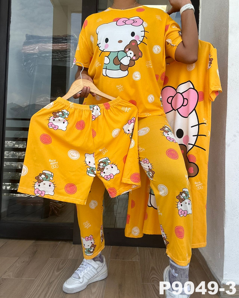 PIJAMA 4 PIEZAS BATA 9049
