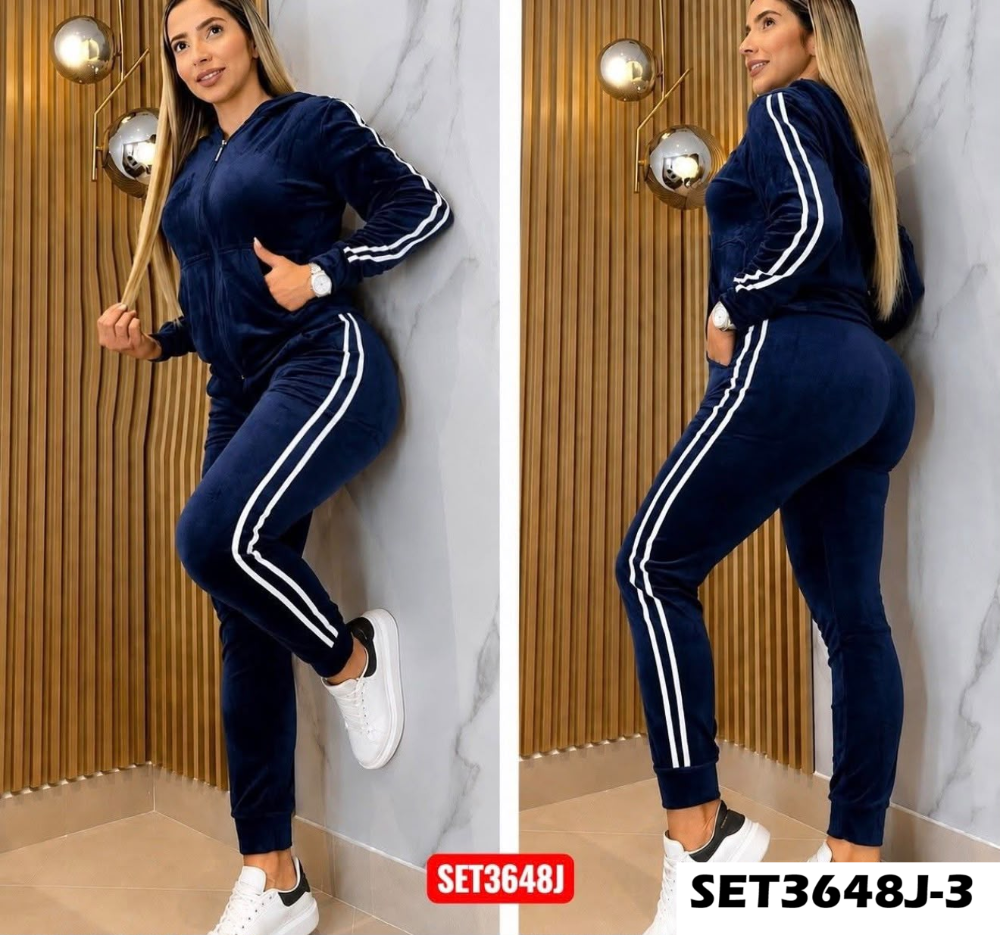 SET VELOUR MARINO SET3648J