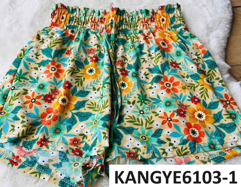 Shorts Casual Mini Flores KANGYE6103