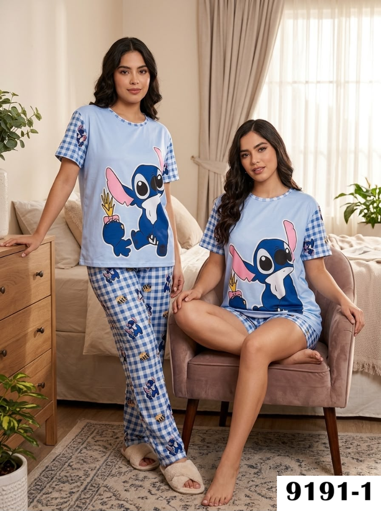PIJAMA VIRAL 4 PIEZAS 9191