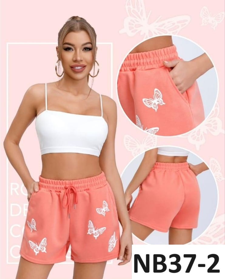 Shor Liso Mariposas